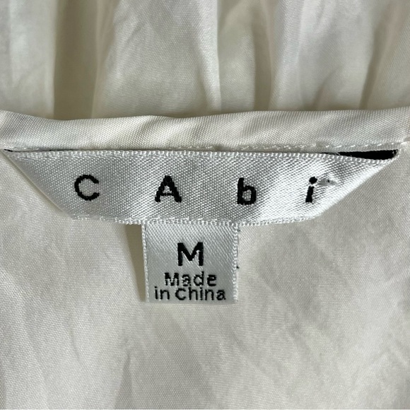Cabi M silk sleeveless ruffled blouse - Picture 8 of 10